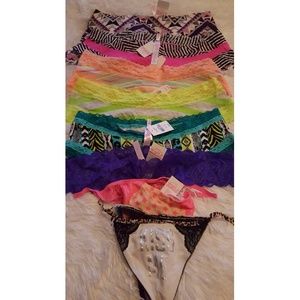 8 M pink/VS panties
